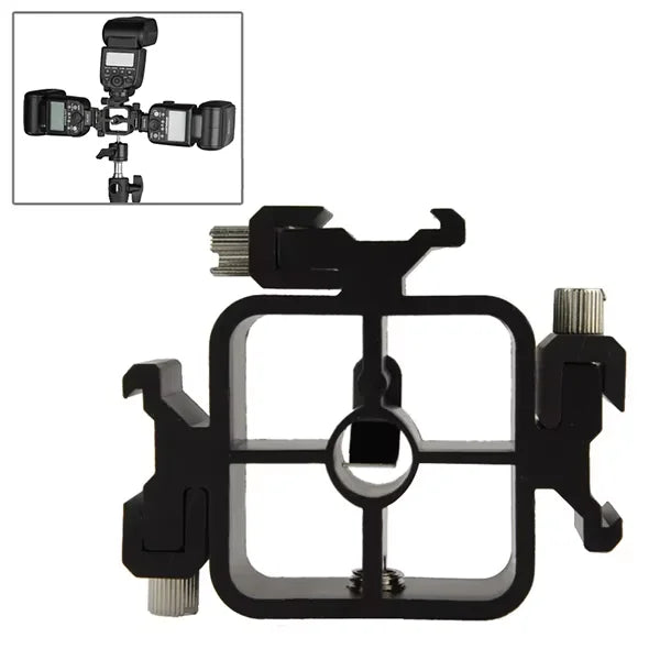 Kaliou Factory Black Photography Accessories Lamp Holder for Digital/DSLR Cameras Aluminum Alloy & Plastic Lightweight