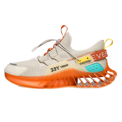 Mesh Fashion Sports Athletic Sneakers Slip on Mesh Fashion Sneakers Sports Shoes Trendy Blade Running Shoes for Men