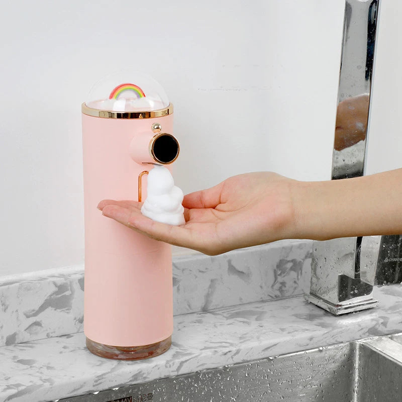 Rechargeable Smart Plastic Modern Bathroom Hand Sensor Touchless Dish Foam Automatic Liquid Soap Dispenser