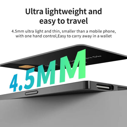 TRANGJAN Anti-lost Small Smart Tag Air Tag Finder Find My Wallet Card Emergency Power Bank Charger GPS Navigation IP65