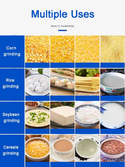Wet or Dry Corn Rice Flour Mill Rice Powder Flour Milling Machine Grinder Rice Paste Soybean Milk Grinding Machine