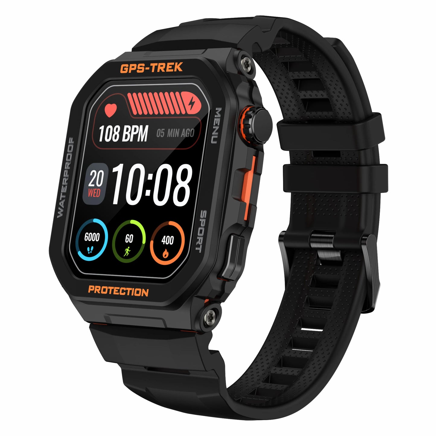 2024 FT61 Smart Watch for Men BT Call Health Monitoring 1.75inch Screen IP68 Waterproof GPS Positioning Sport Smartwatch