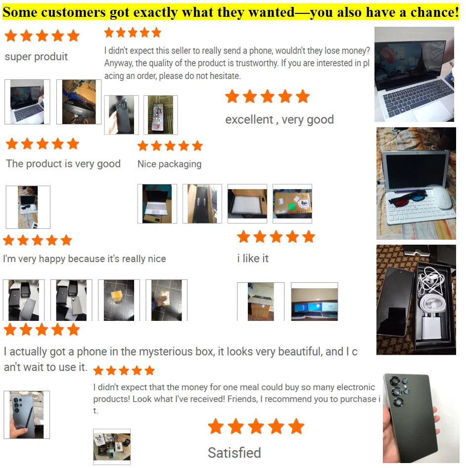 Large Surprise Mystery Blind Box Surprise Gift Tech Electronics 3c Lucky Gaming 5g Smartphone Large Mystery Box
