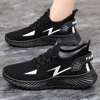 Women's Summer Casual Sneakers Comfortable Soft Sole Fitness Walking Shoes with Breathable Mesh Sports Shoes