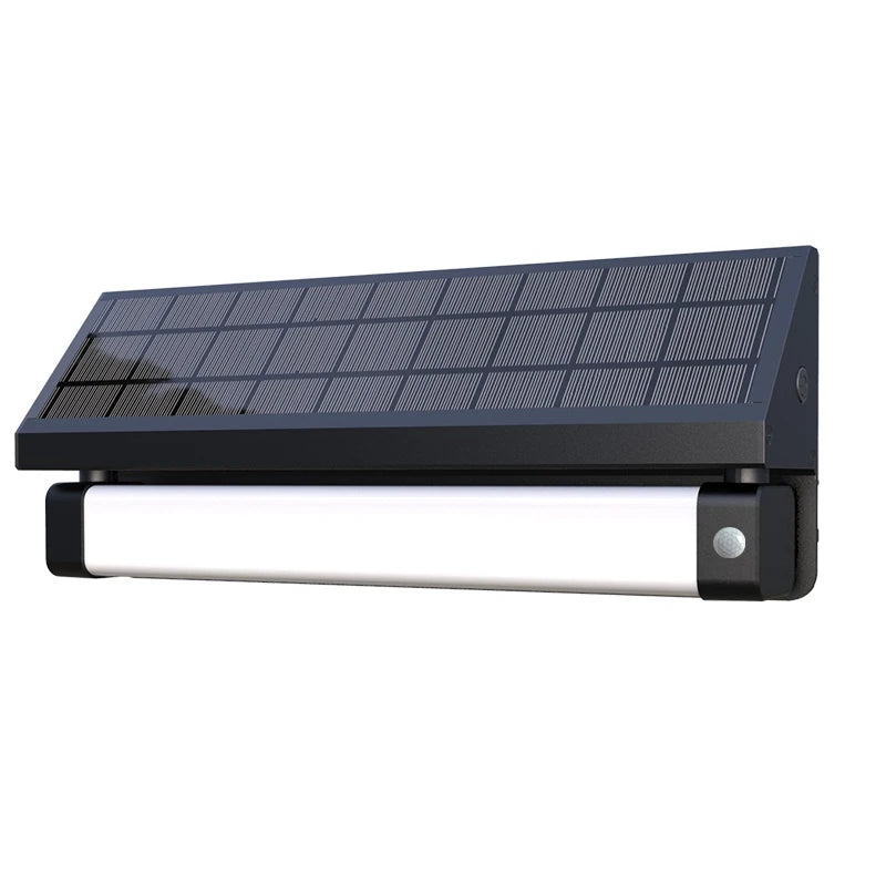 2026 Popular Solar Wall Lights Aluminum Design  Outdoor Hang Lighting Solar Garden  Led Lights With PIR Sensor