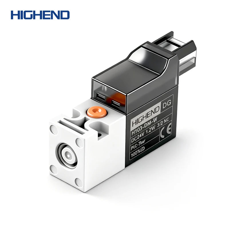 Highend 3/2 Way Direct Acting Mini Solenoid Valve 24v 10mm L/M/G-type Vacuum  Plastic Mini Sock Knitting Solenoid Valve