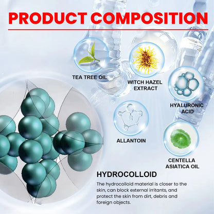 Salicylic Acid Unique Compact Oem Cute Invisible Private Label Custom Design Korean Hydrocolloid Acne Pimple Patches for Face