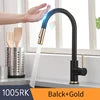 Touch Sensor Smart Kitchen Sink Faucet Flexible Pull Out Spout Deck-mount Hot Cold Water Mixers Kitchen Tap