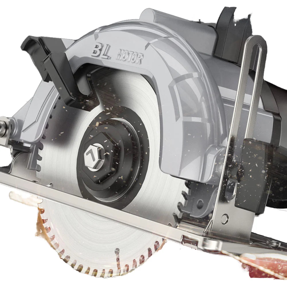 Nanwei Industrial Grade Cordless Electric Circular Saw Rechargeable Lithium Battery Powered Wood Cutters Power Saws