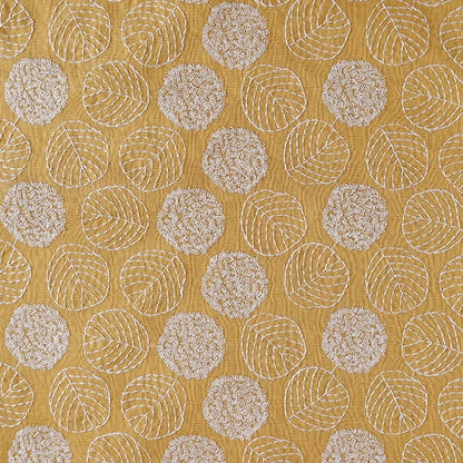 Width 120 cm Plain Embroidery Leaves Flowers Fabric Cotton Linen Rayon Viscose Fabric for Pillow Home Textile Fashion Dress Bag