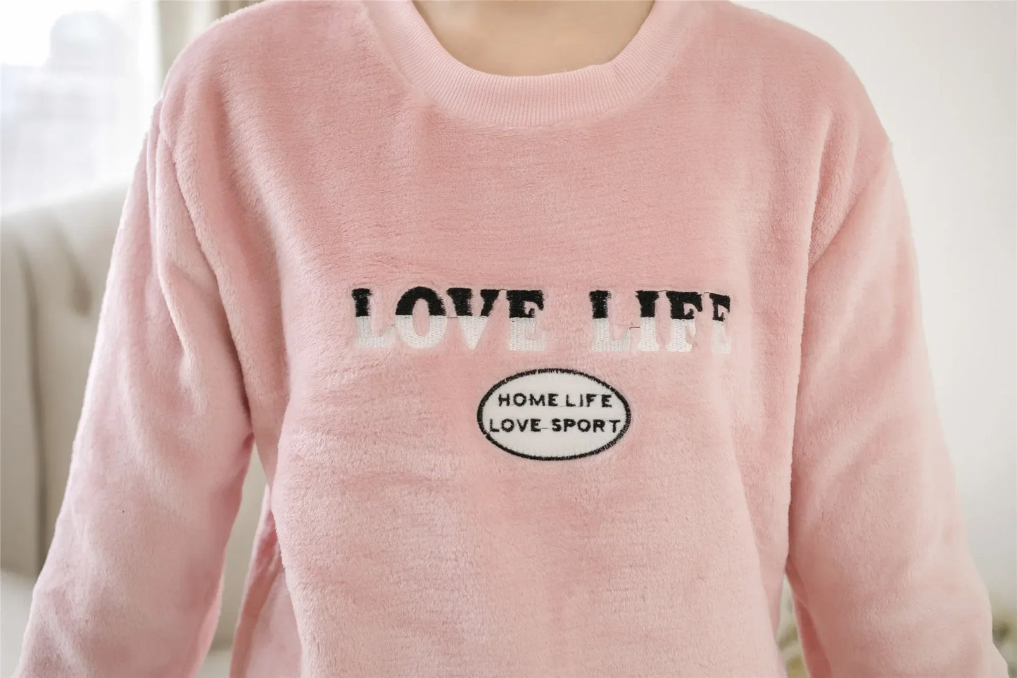 Women Pajamas Autumn Winter Flannel Warm Woman Sleepwear Korean cute Cartoon Pajama Set Fashion Pijama Mujer Home Cloth Pyjamas