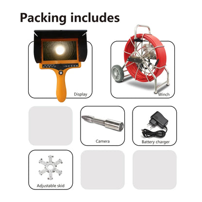 Factory Wholesale Cavity Wall Spaces Under Floors Inspection hd Video Pipe Inspection Camera for Plumbing