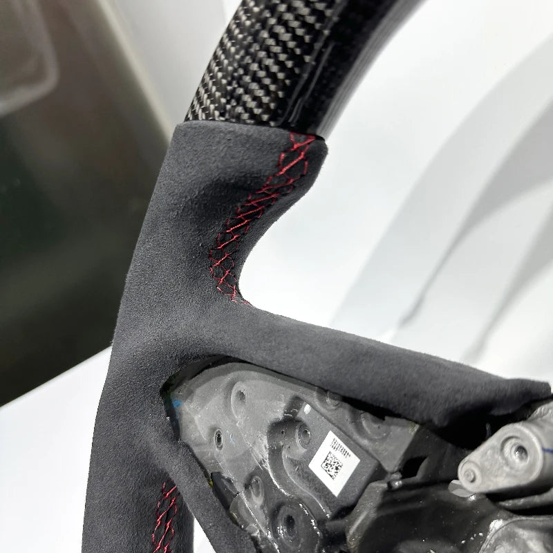 European Warehouse Spot Delivery Directly Black Carbon Fiber and Black alcantara Red Top Line for Renault Megane RS Megane 4