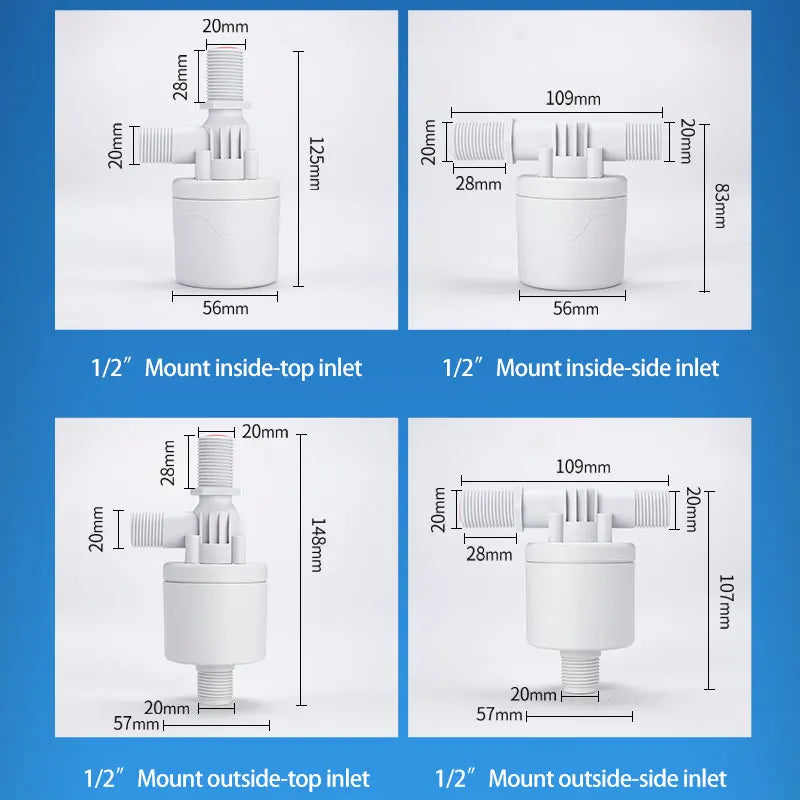 Reasonable Price 1/2" 3/4" New Upgrade Water Purifier Automatic on off Float Valve  Water Tank Float Ball Valve Float Valve Ball