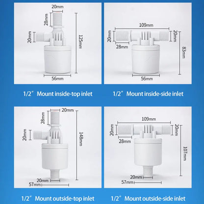 Reasonable Price 1/2" 3/4" New Upgrade Water Purifier Automatic on off Float Valve  Water Tank Float Ball Valve Float Valve Ball