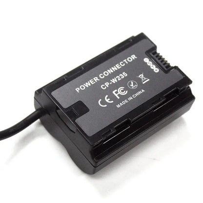 NPW235 NP-W235 Dummy Battery DC Coupler for Fujifilm X-T4 Cameras