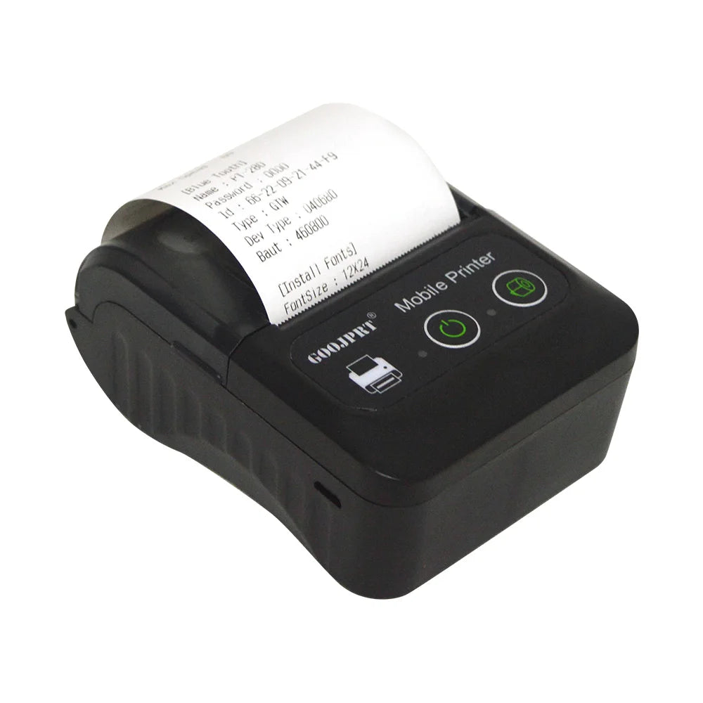 Portable 2 Inch Mini Thermal Printer  Wireless Label Maker for Android IOS Windows