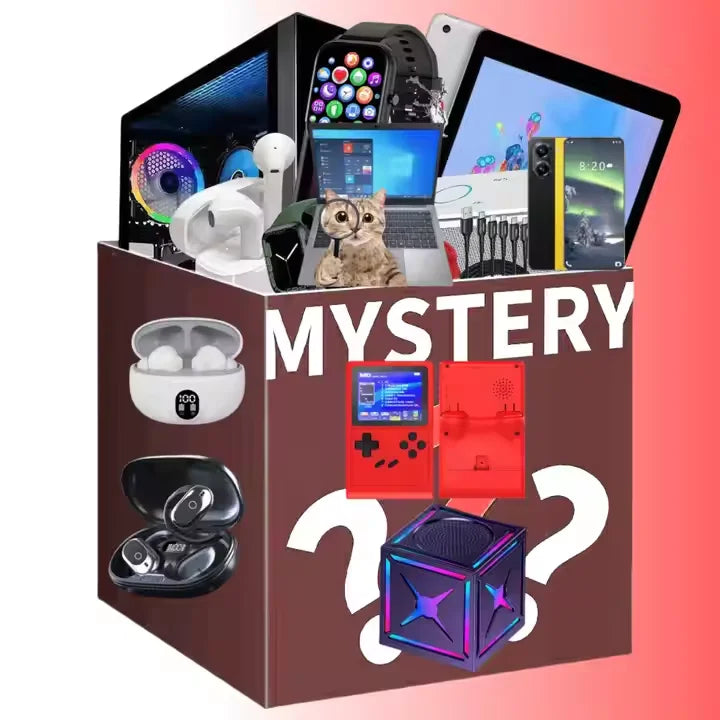 Mystery Blind Box Lucky Watches Headset Cellphone 3C Large Surprise Electronics with 5G Products Mystery with Items Gift Box