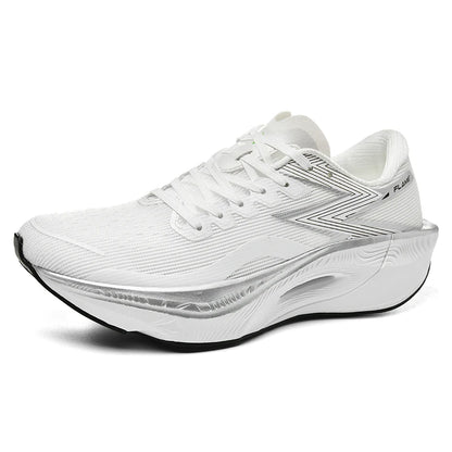 Latest Brand Logo Custom Carbon Fiber Flame Men Casual Sports Shoes Blank Mesh Breathable Women Fashion Running Walking Sneakers