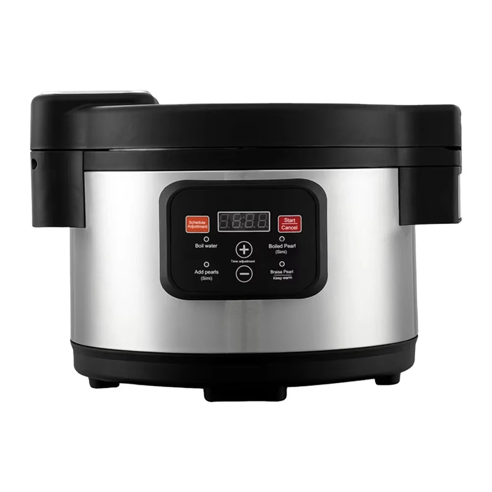 XEOLEO Commercial 12L Large Capacity Tapioca Pearl Cooker Automatic Pearl Pot Boiling Sago Machine for Milk Tea Shop Kitchen