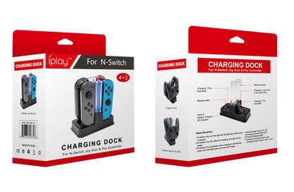 Switch Console Charging Stand Charger Station for Joycon Switch