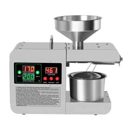 X8S Small Peanut/olive/coconut Oil Expeller Machine Mini Oil Pressing Machine for Home Use