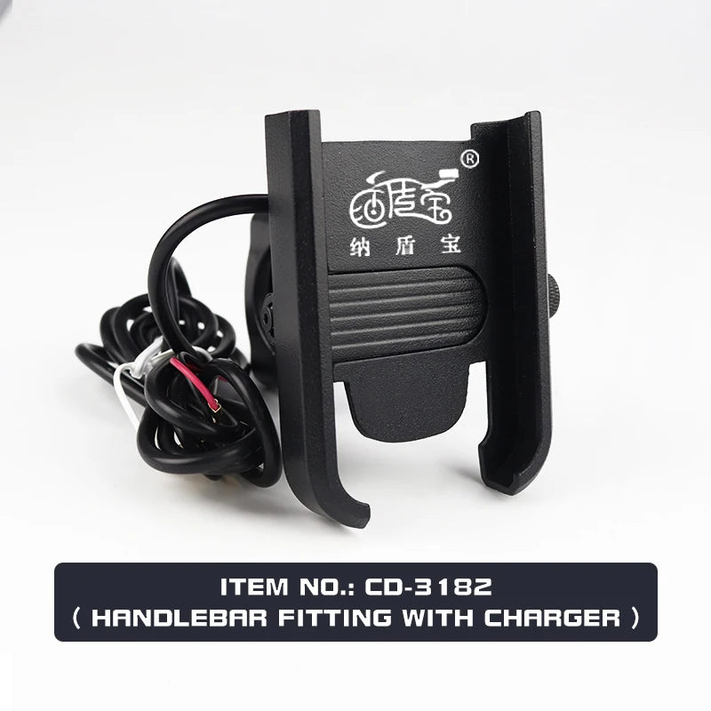 Aluminium Alloy Mobile Phone Holder Bike Motorcycle Cell Phone Holder Motorcycle Holder Phone Charger