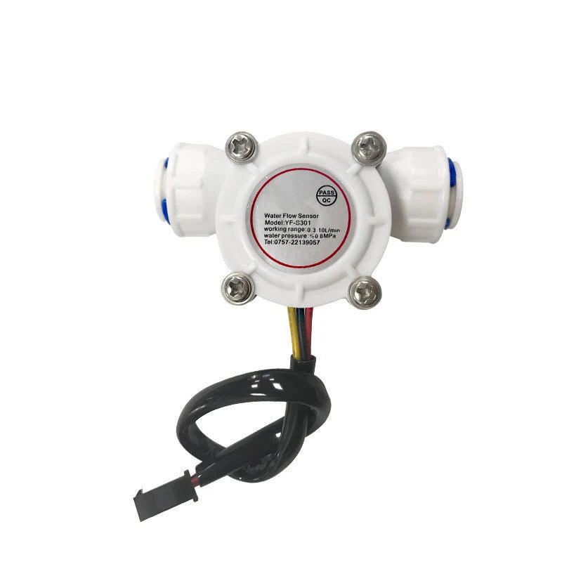 LED Digital Display Flow Quantitative Controller Instrument 3/8" PE Quick Connect Water Sensor Solenoid Valve Electric by PDG ibma