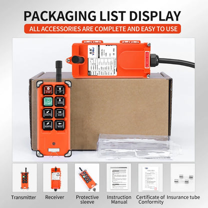 Radio Remote Control F21-E1B Overhead Crane Balance Car Wireless Remote Control of Truck Crane Remote Control Tail Lift