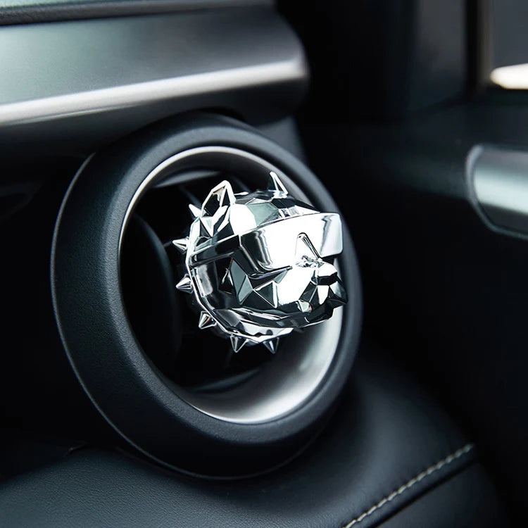 NO PERFUME Bulldog Air Freshener Car Perfume Car Decoration Auto Geur Clip Bulldog Fragrance Scent Parfum Voiture Car Diffuser
