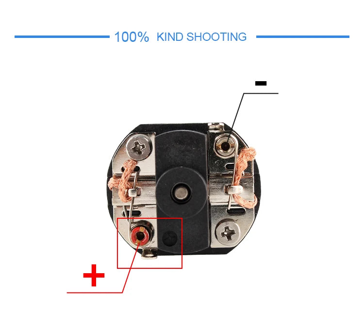 Chihai Motor CHF-480WA-22TPA M160 N35 NdFeB 25000RPM High Torque Motor AEG Motor Short Axis for Ver.3 Gearbox AK Series Airsoft