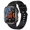 New Men's Outdoor Sports Smart Watch Flashlight 1.96 Inch Large Screen IP68 Waterproof Smartwatch Compatible With Android iPhone