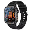New Men's Outdoor Sports Smart Watch Flashlight 1.96 Inch Large Screen IP68 Waterproof Smartwatch Compatible With Android iPhone