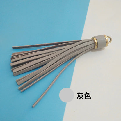 Length 10 cm Leather Tassel Artificial Leather Fringe for Festival Hangings Lantern Bag Bracelet Accessaries
