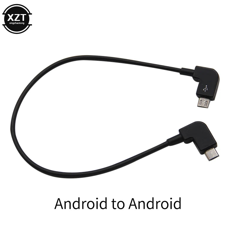 Data Cable For DJI Spark MAVIC 2 Pro Air Control Drone Android Micro USB To Type C USB C Adapter Cable For smart mobile phone