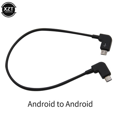 Data Cable For DJI Spark MAVIC 2 Pro Air Control Drone Android Micro USB To Type C USB C Adapter Cable For smart mobile phone