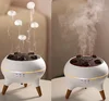 Portable Flame Vulcano Crack Jellyfish Humidifier Diffuser Dynamic Sound Pickup Wireless Remote Control Air Humidifier