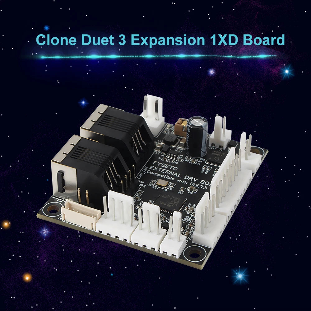 3D Printer Motherboard Clone Duet 3 Expansion Board 1XD a CAN-FD Connected Expansion Board for the Duet 3 Mainboard