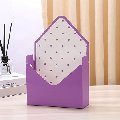 Yiwu China Suppliers Cheap Wholesale Folding Envelope Type Cardboard Paper Luxury Envelope Flower Packing Box for Mother's Day