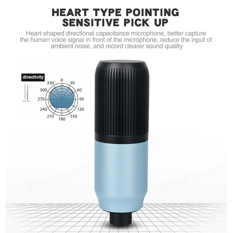 2021 Popular Production USB Microphone   Blue Gold NC 80 Studio  Condenser Microphone