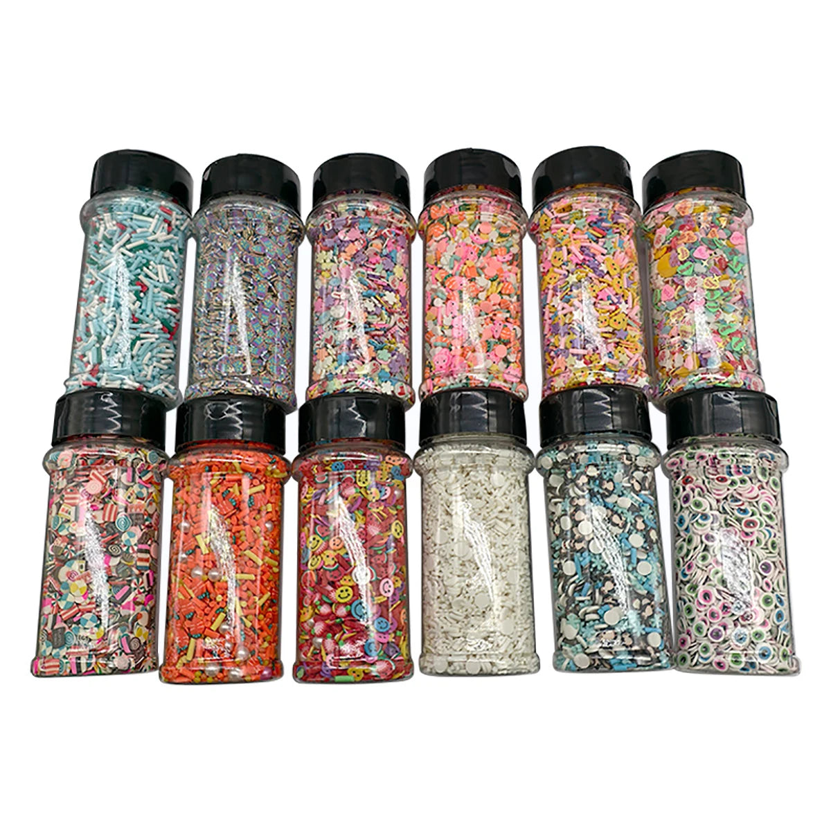 US Warehouses Polymer Clay Slices Watermelon Strawberry Lemon Sprinkle DIY Slime Mix Soft Pottery Nail Art Decoration DIY Craft