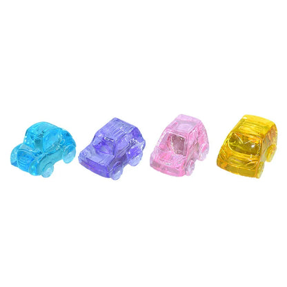 Acrylic Color Transparent Cute Children Play House Cartoon Resin Furniture Animal Decoration
