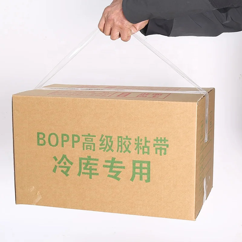 Factory Manufacturing Self Adhesive Custom Tape Plastic Bopp China Packing Tape Jumbo Roll Transparent Clear Bopp Packing Tape