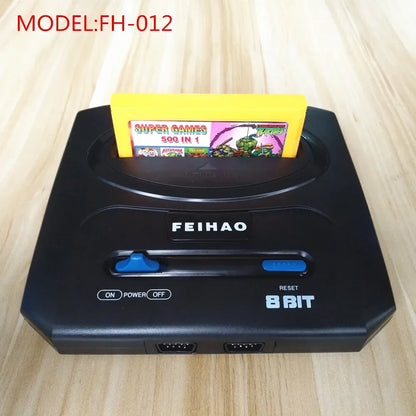 FH-012 Retro TV Video Game Console For 8bit for FC/Dendy Games with Two Gamepads support yellow game cartridge
