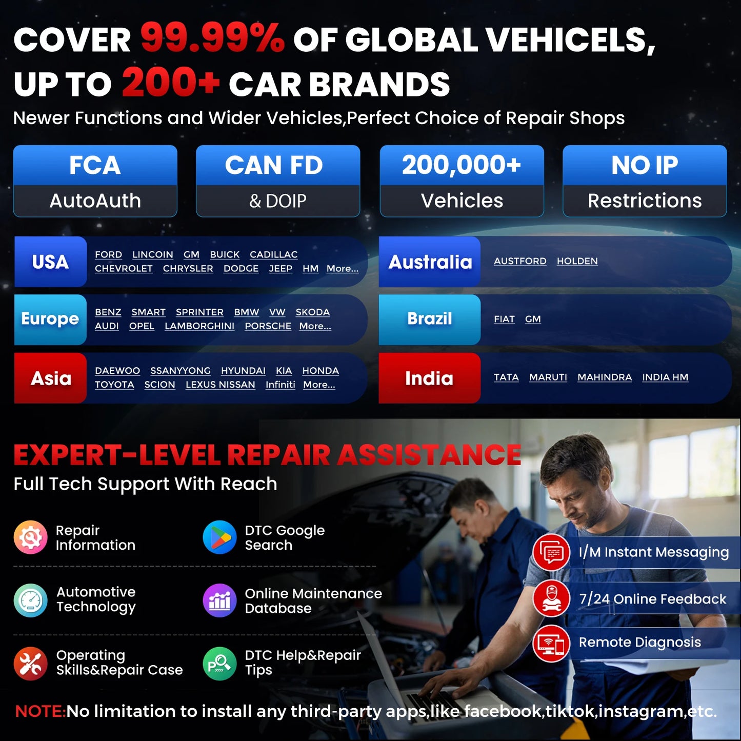 USA EU Warehouse 2026 Launch Latest Version X431 Pro V5.0 BT  Auto Diagnostic Tool for All Cars