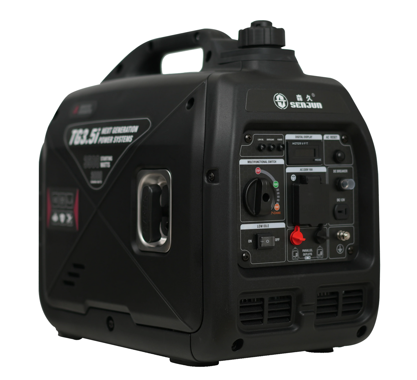 Hot Sale 3KW 4KW 5KW 6KW Portable Gasoline Generator Supper Quiet Petrol Fuel Generator Inverter Silent Home Use Camping Use