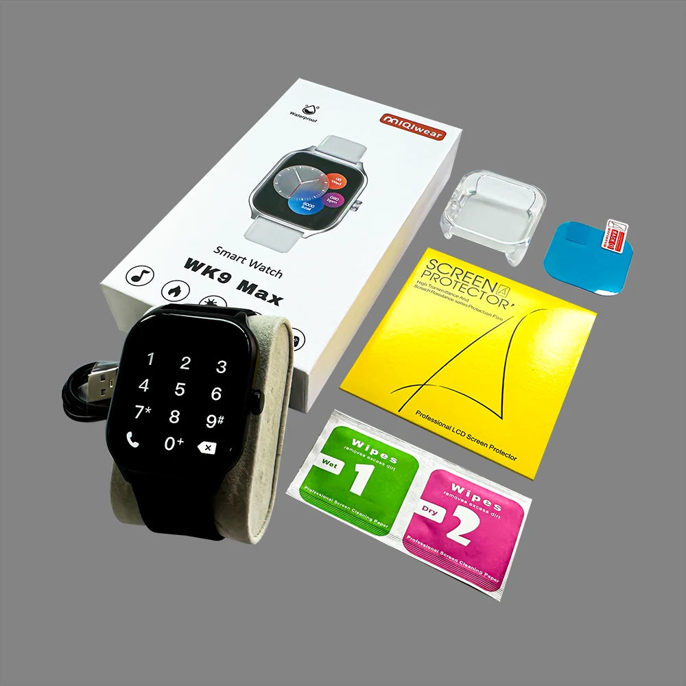 2026 Newest WK9 Max T800 Ultra Smart Watch 2.01 Inch Screen Rotating Dual Buttons Hiwatch Pro S8 IWO Smartwatch T800 Ultra