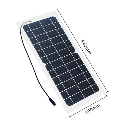 18V 10W Solar Panel Charger Complete Outdoor Camping Mountaineering Travel Solar kit Portable Power Supply For Phone Charging