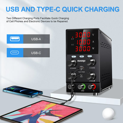 Factory SPS305S 30V 5A 150W Variable Lab Bench DC Regulator Power Supply OCP OVP Short Killer Single Output Battery Charger