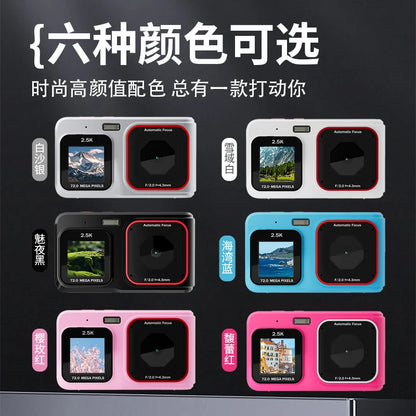 Hot XJ02 2.4inch MP3 72MP Pour HD 1080p Recording Hand 360 Video Camera Dslr Camera Photo and Video for Children
